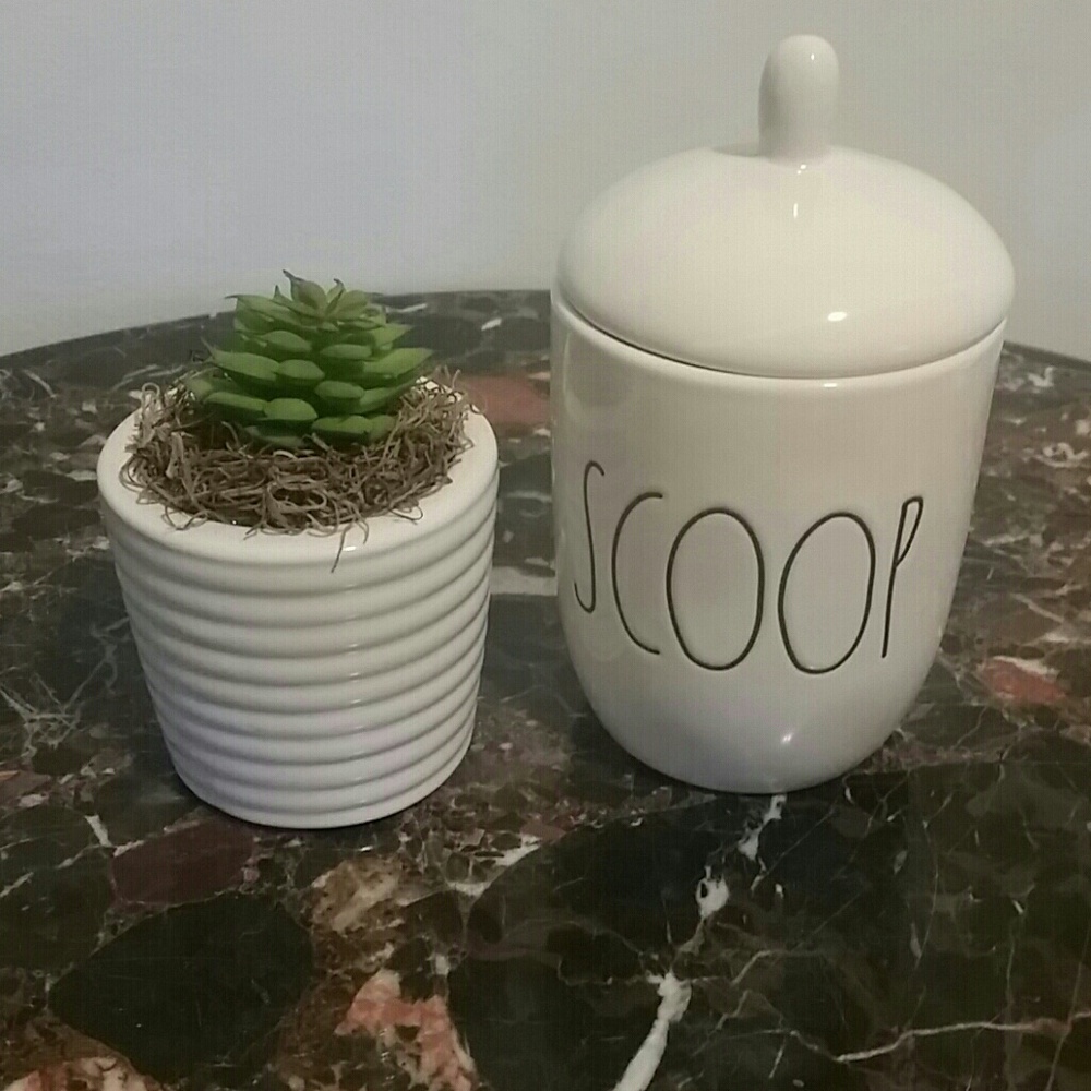 Rae Dunn scoop canister